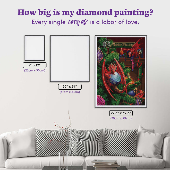 Diamond Painting Little Helpers 27.6" x 39.6" (70cm x 99cm) / Square with 57 Colors including 4 ABs / 108,584
