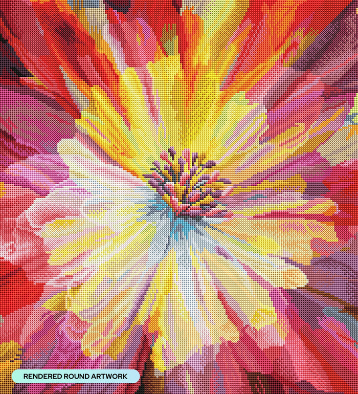 Diamond Painting Look at Me 20" x 22" (50.7cm x 55.8cm) / Round with 65 Colors including 2 ABs and 2 Fairy Dust Diamonds / 36,019