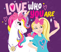 Diamond Painting Love Who You Are 26" x 22″ (66cm x 56cm) / Round with 29 Colors including 4 ABs / 46,765