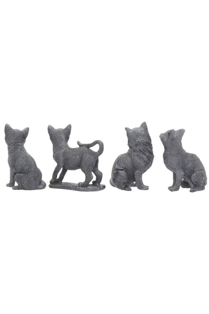 gothic cat sculpture