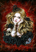 Diamond Painting Mad Queen Alice 20" x 29" (50.8cm x 73.7cm) / Square with 55 Colors including 5 ABs and 1 Fairy Dust Diamonds / 60,384