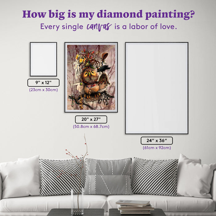 Diamond Painting MAE MAE - don't give me no sass! 20" x 27" (50.8cm x 68.7cm) / Square with 59 Colors including 4 ABs and 1 Iridescent Diamonds / 56,304