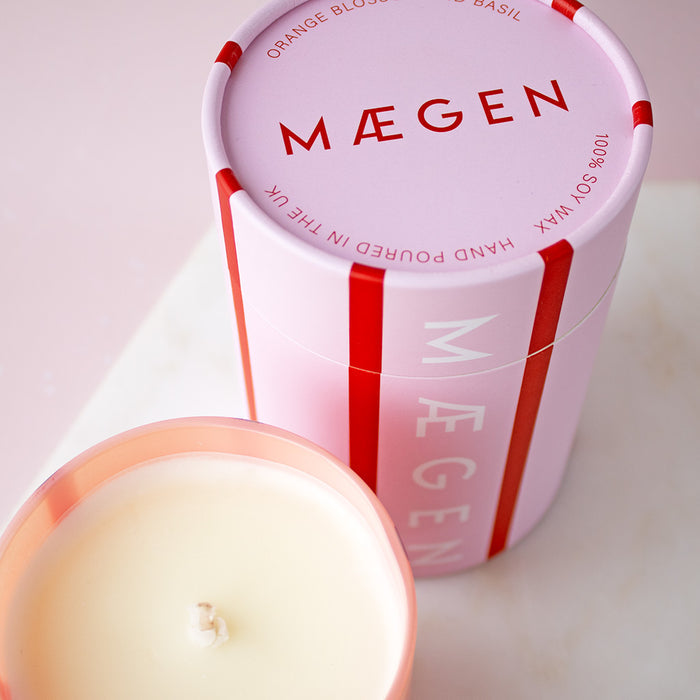 MÆGEN Orange Blossom & Basil Soy Candle