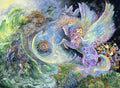 Diamond Painting Magical Meeting 37.4" x 27.6″ (95cm x 70cm) / Square with 61 Colors including 4 ABs / 104,427