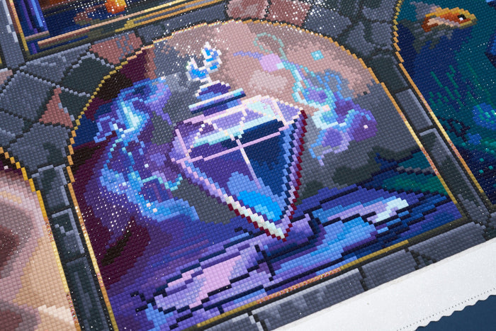 Diamond Painting Magical Potions 39" x 27.6" (99cm x 70cm) / Square with 91 Colors including 4 ABs and 4 Fairy Dust Diamonds / 111,557