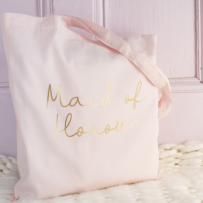 Maid Of Honour Pink Tote Bag