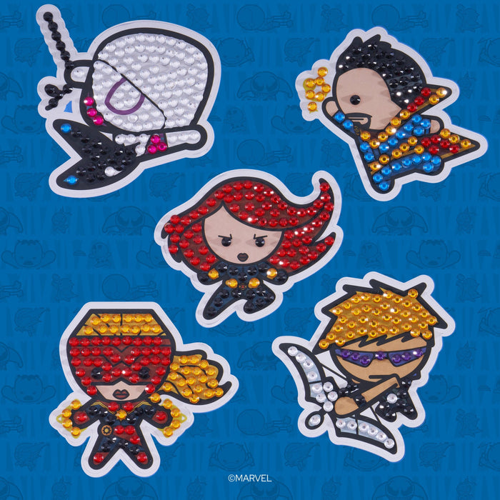 Diamond Painting Marvel Stickers (15 count)
