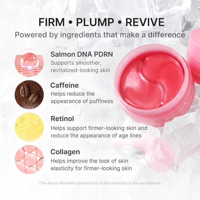 MEDICUBE - PDRN Pink Caffeine Collagen Eye Patch