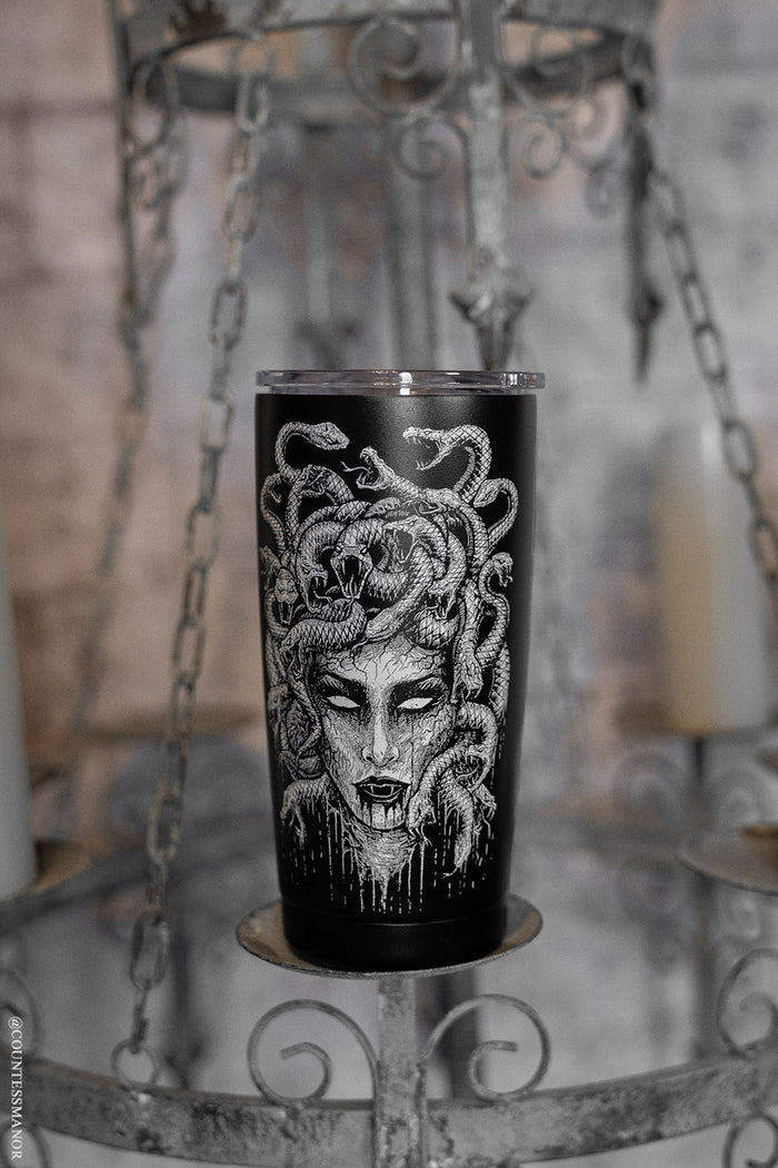 stainless steel BPA-free gothic to go travel mug