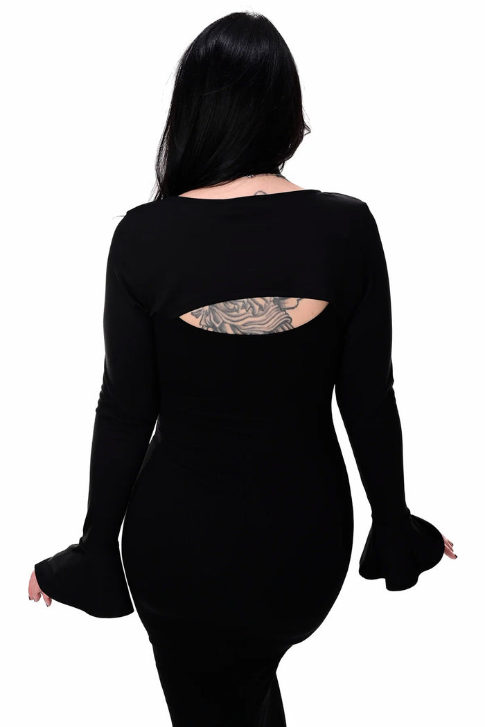 modal black long sleeve bolero shrug