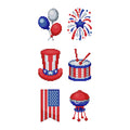 Diamond Painting Mini Dazzles™ - 4th of July Celebrations 4" x 6" (10.2cm x 15.2cm) / Square With 12 Colors Including 12 Fairy Dust Diamonds / 4,004