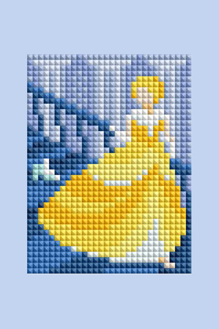 Diamond Painting Mini Dazzles™ - Fairy Tales 4" x 6" (10.2cm x 15.2cm) / Square With 27 Colors Including 1 AB and 26 Fairy Dust Diamonds / 7,200