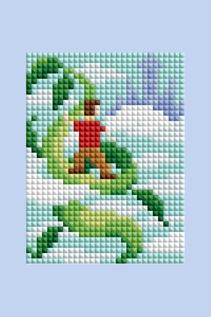 Diamond Painting Mini Dazzles™ - Fairy Tales 4" x 6" (10.2cm x 15.2cm) / Square With 27 Colors Including 1 AB and 26 Fairy Dust Diamonds / 7,200