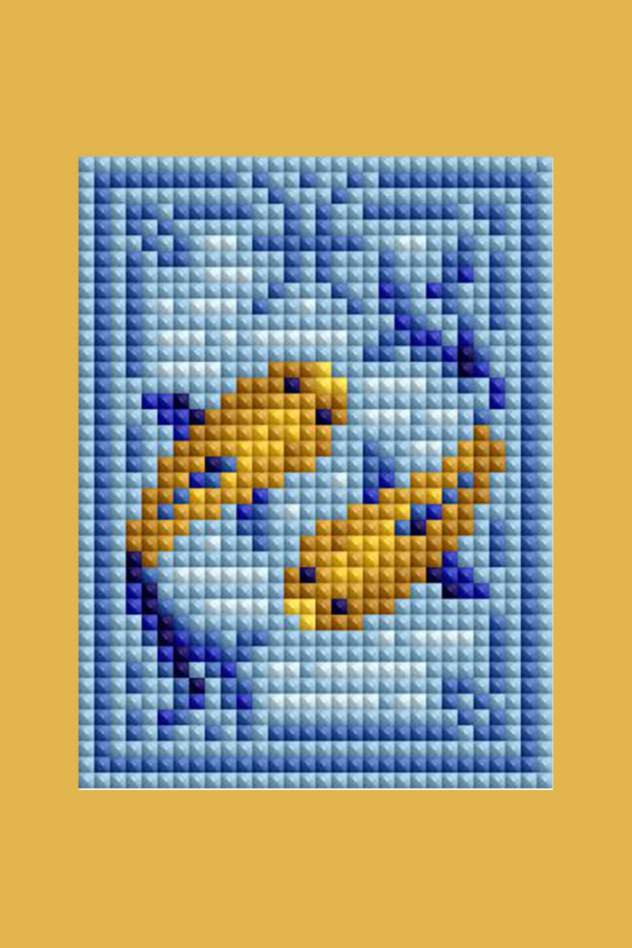 Diamond Painting Mini Dazzles™ - Zodiac Signs 4" x 6" (10.2cm x 15.2cm) / Square With 33 Colors Including 4 ABs and 1 Electro Diamond and 5 Iridescent Diamonds and 23 Fairy Dust Diamonds / 14,400