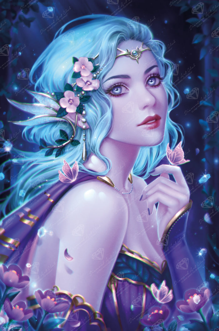 Diamond Painting Moon Elf 18" x 27″ (46cm x 69cm) / Round with 43 Colors including 2 ABs / 40,097