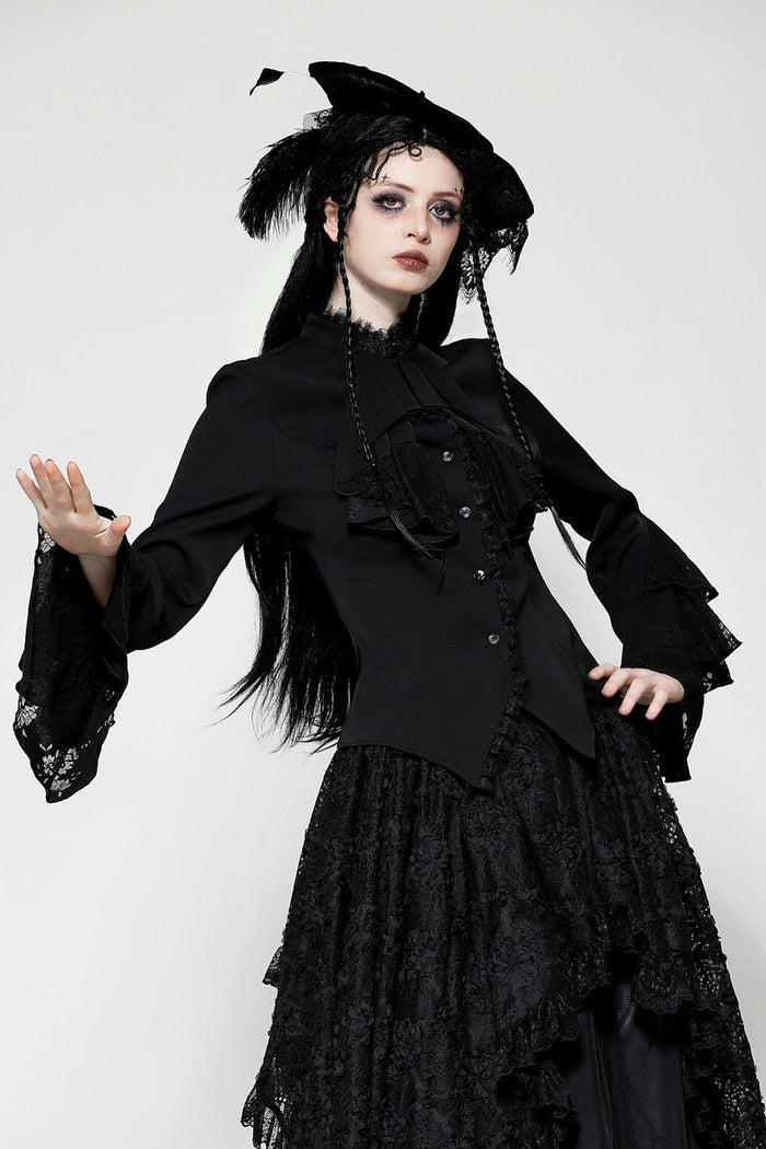 womens gothic vampire top