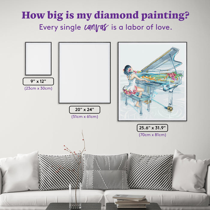 Diamond Painting My Inner Sanctuary 25.6" x 31.9" (70cm x 81cm) / Square with 59 Colors including 3 ABs and 3 Fairy Dust Diamonds / 91,325