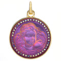 Mystic Dream Angel Love Never Dies Open Ring Charm (Goldtone/Mystic Iridis)