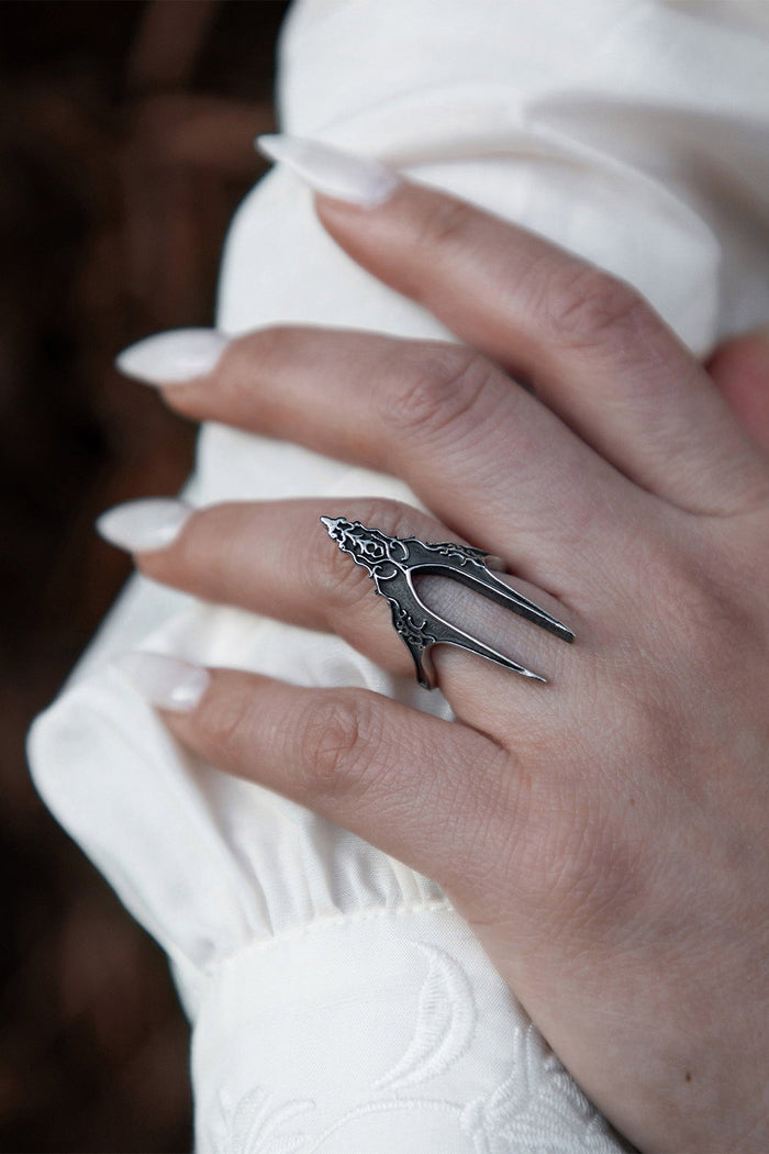medieval goth ring