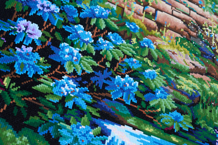 Diamond Painting Nature's Melody 27.6" x 35.4" (69.9cm x 89.9cm) / Square With 53 Colors Including 2 ABs and 1 Frosted Diamond and 4 Fairy Dust Diamonds / 101,441