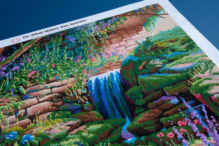 Diamond Painting Nature's Melody 27.6" x 35.4" (69.9cm x 89.9cm) / Square With 53 Colors Including 2 ABs and 1 Frosted Diamond and 4 Fairy Dust Diamonds / 101,441