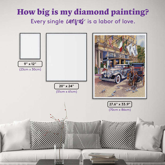 Diamond Painting New York Ride 27.6" x 33.9" (70cm x 86cm) / Square With 59 Colors Including 3 ABs / 96,945