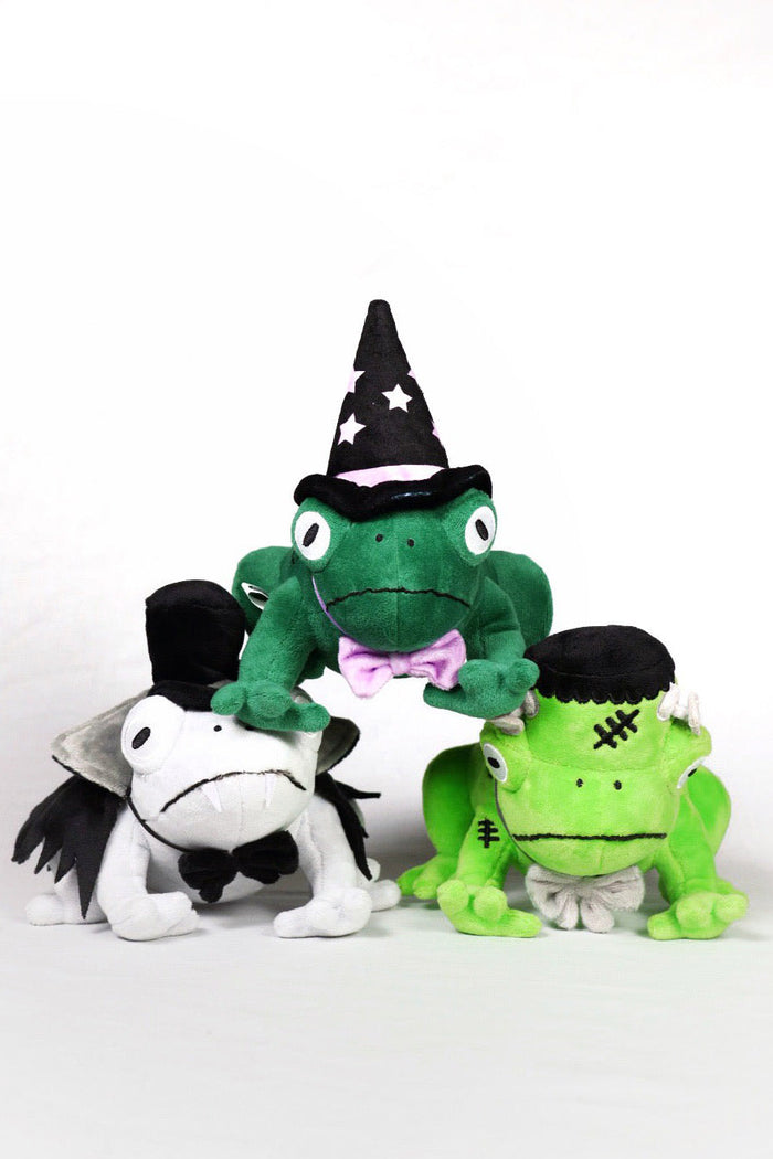 vampire and witch toad novelty halloween stuffed animal plush toys