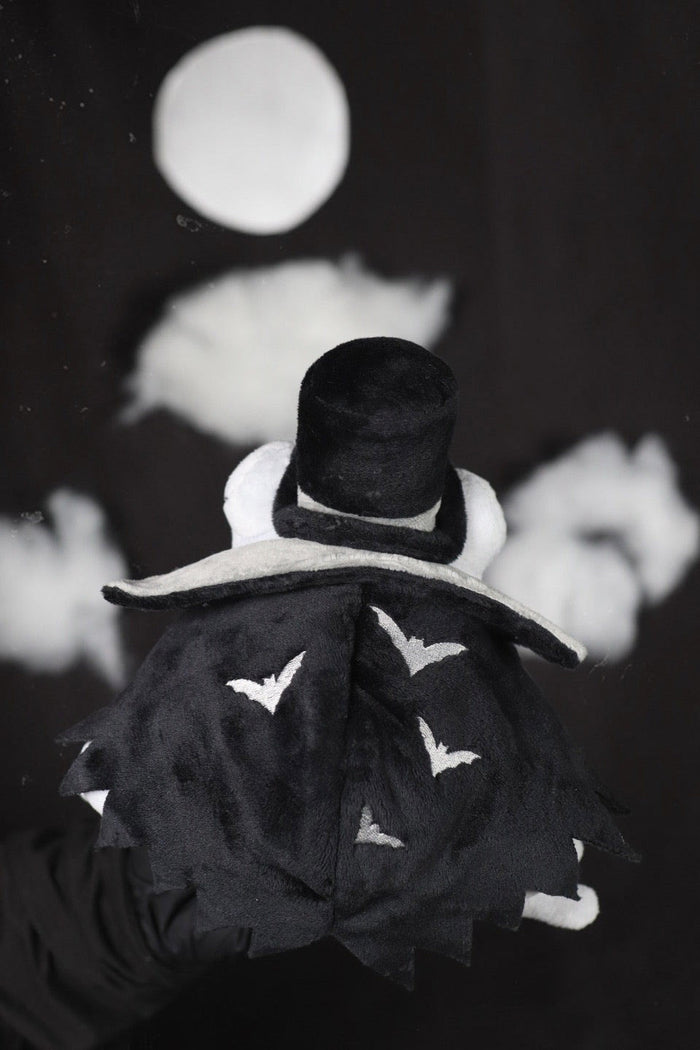 toad plush with vampire cape