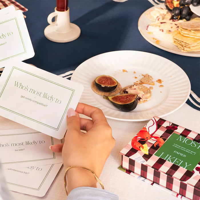 Papier 'Most Likely To' Party Game Cards