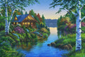 Diamond Painting Paradise 37.8" x 25.6" (95.8cm x 65cm) / Square with 76 Colors including 2 ABs and 3 Fairy Dust Diamonds / 100,485