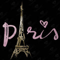 Diamond Painting Paris Love 13" x 13" (32.8cm x 32.8cm) / Round with 11 Colors including 7 Iridescent Diamonds / 13,689