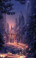 Diamond Painting Path of Light 22" x 35" (55.8cm x 88.9cm) / Square with 38 Colors including 2 ABs, 1 Iridescent Diamond, and 1 Fairy Dust Diamond / 79,968
