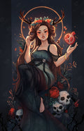 Diamond Painting Persephone, Queen of the Underworld 20" x 31" (50.7cm x 78.7cm) / Round with 47 Colors including 5 ABs / 50,861