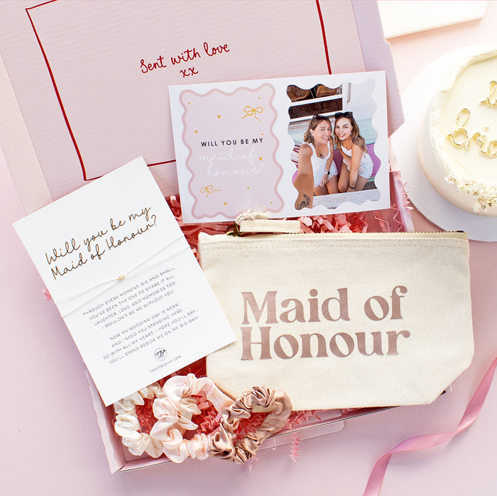 Personalised Bridesmaid / Maid Of Honour Proposal Box |  Ready to Go Letterbox TreatBox