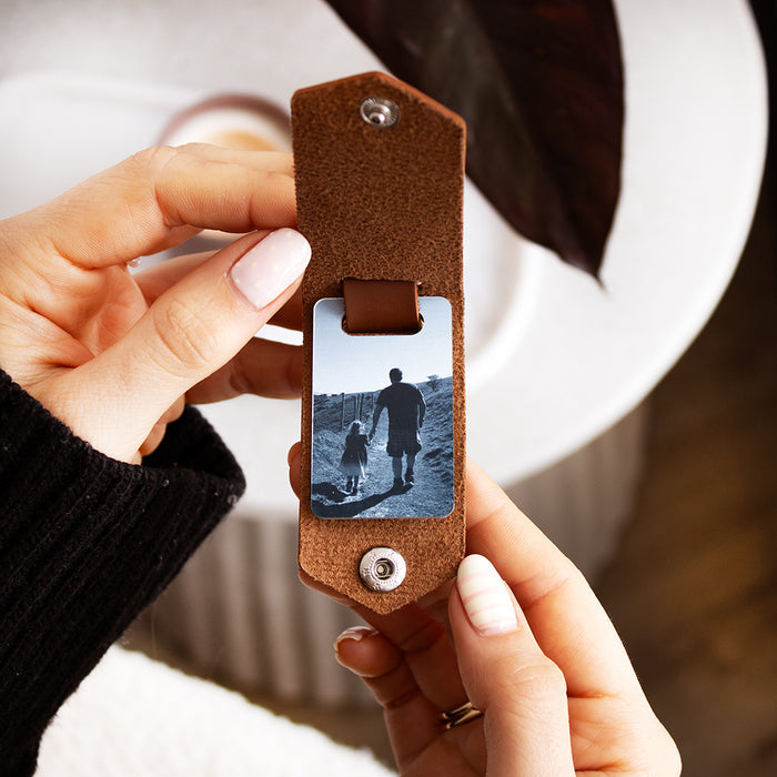 Personalised “Dad” Photo Keyring | Add on