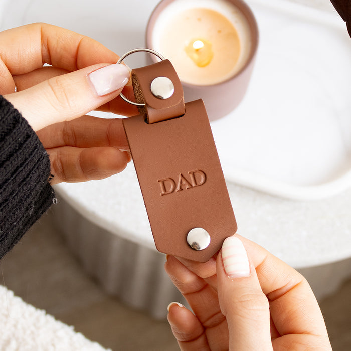 Personalised “Dad” Photo Keyring