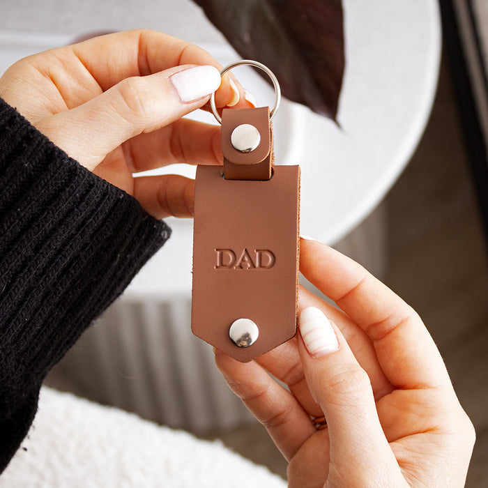 Personalised “Dad” Photo Keyring