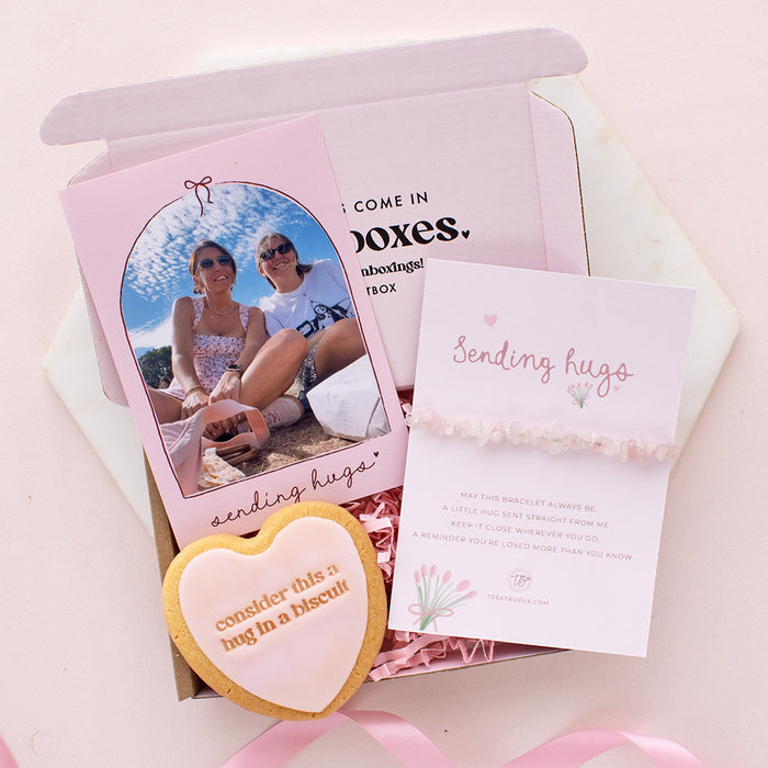 Personalised Mini Sending Hugs | Ready to Go Letterbox TreatBox