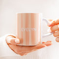 Personalised Name, Stripe Mug