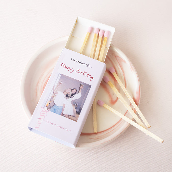 Personalised Photo Happy Birthday Matches