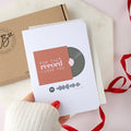 Personalised Song Code 'For The Record...' A6 Card | Add on