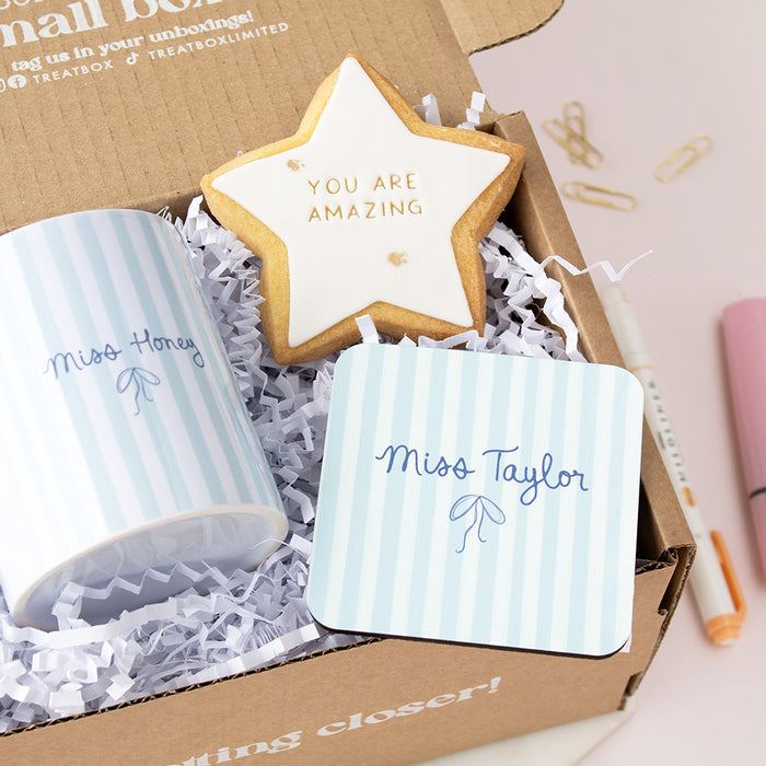 Personalised Teacher Bow Trio | Ready To Go TreatBox