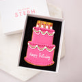Pink Birthday Cake Baked By Steph Vanilla Cookie