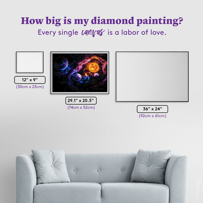 Diamond Painting Plan of Salvation 29.1″ x 20.5″ (74cm x 52cm) / Square with 34 colors / 59,364