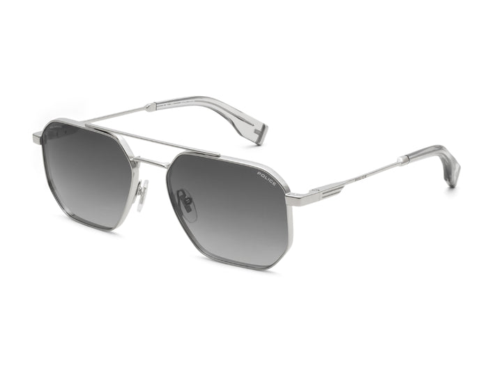 POLICE SPLV95K MERCURY LITE 579P 55 SUNGLASSES
