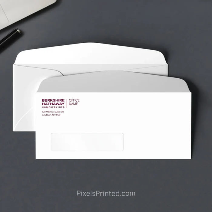 Berkshire Hathaway HomeServices envelope with window
