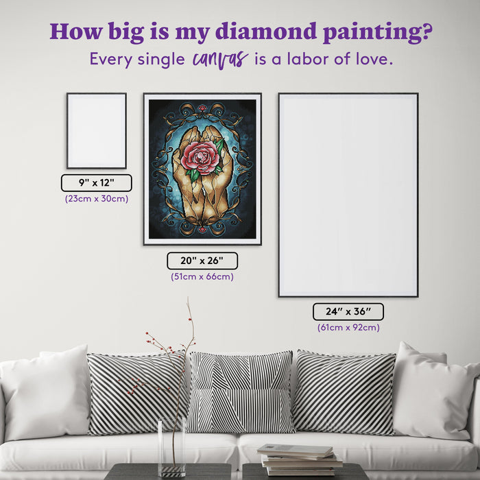 Diamond Painting Providence 20" x 26″ (51cm x 66cm) / Round with 38 Colors including 4 ABs / 42,535