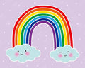 Diamond Painting Rainbow 16" x 13" (41cm x 32.8cm) / Round With 12 Colors including 4 AB and 4 Fairy Dust Diamonds / 7,485