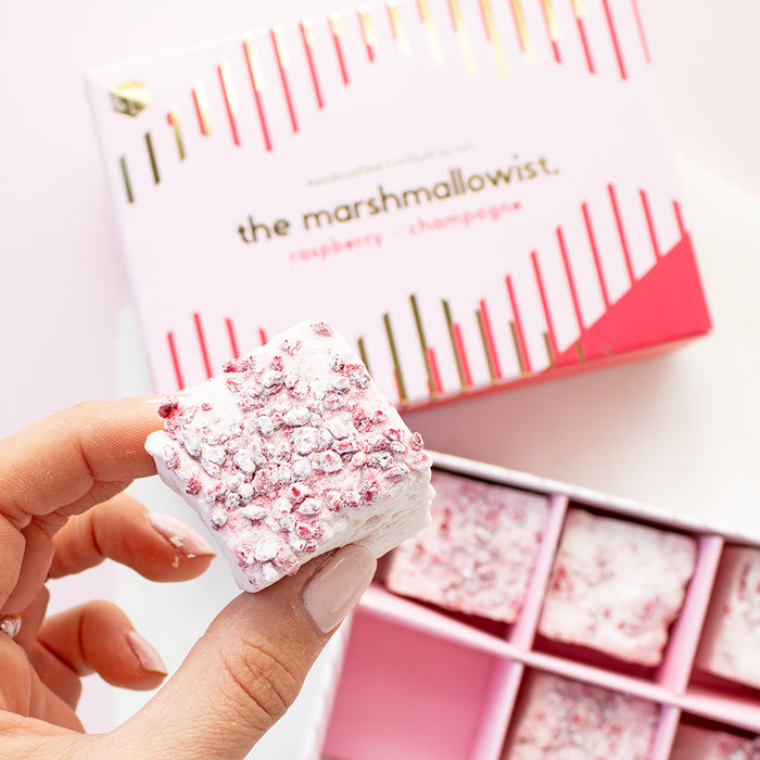 Raspberry & Champagne Marshmallows