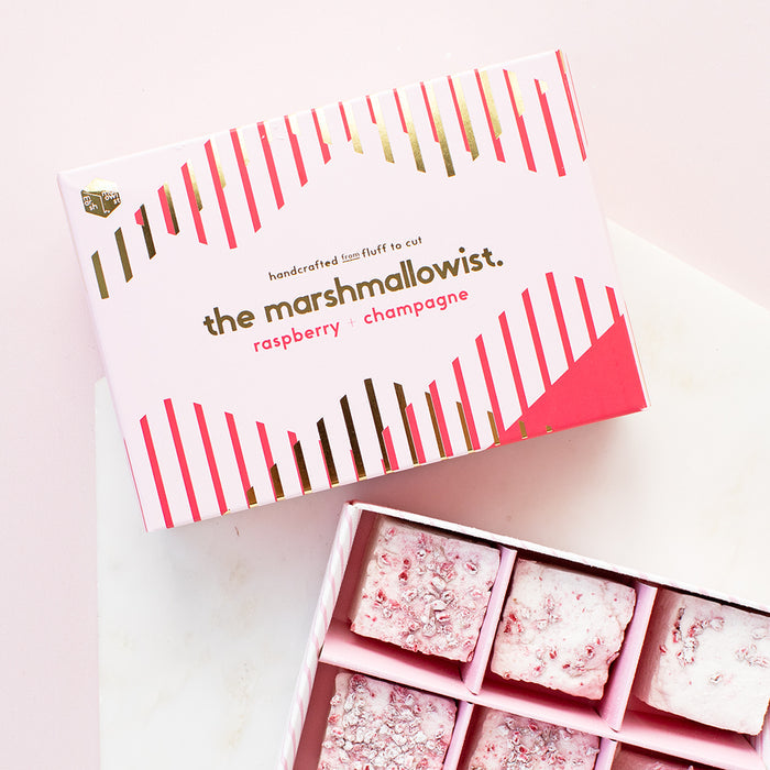 Raspberry & Champagne Marshmallows